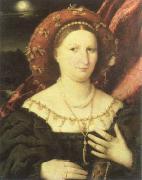 Lorenzo Lotto portrait of lucina brembati oil painting picture wholesale